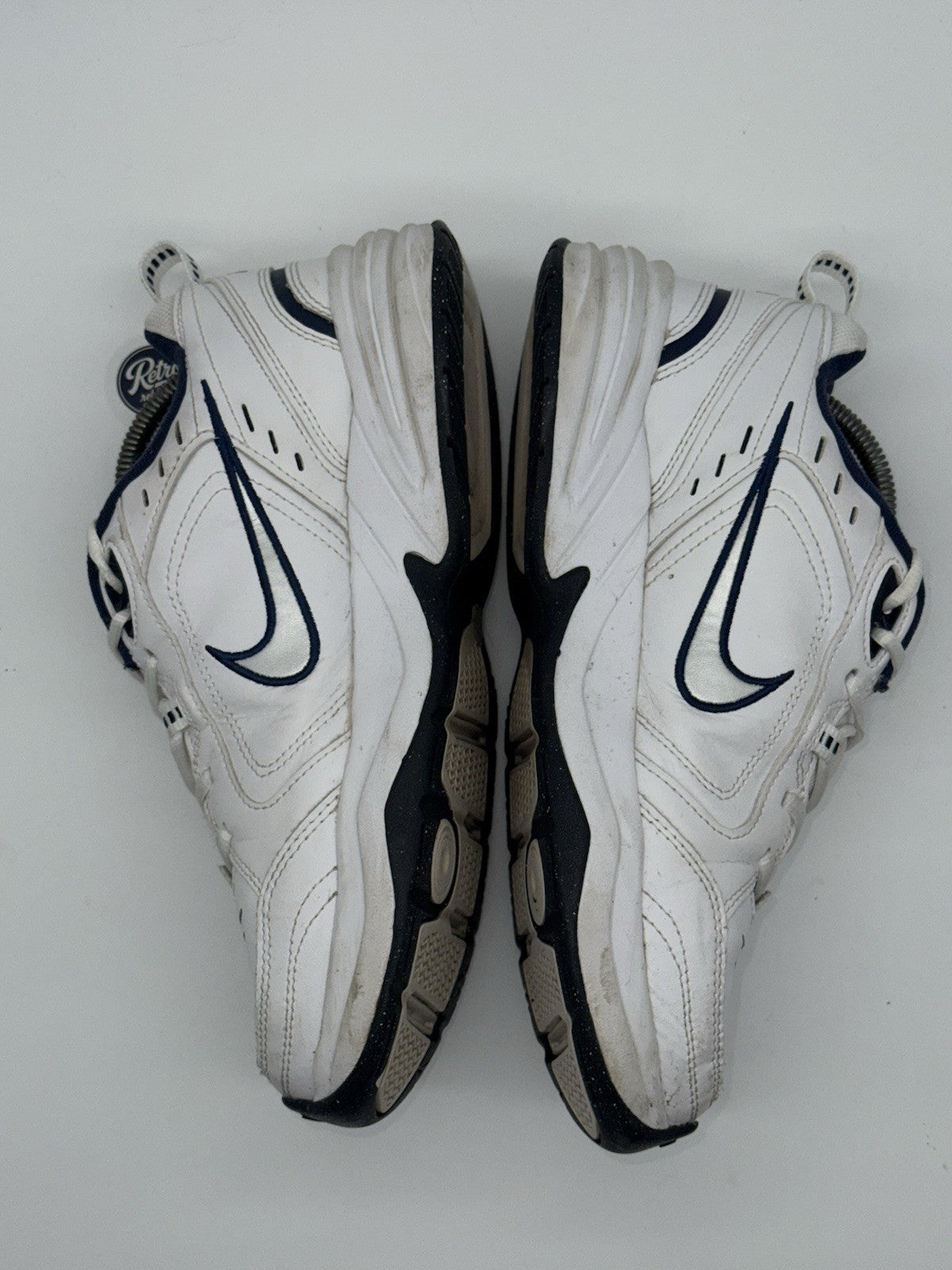 Nike Air Monarch IV 'White x Navy' – UK 7
