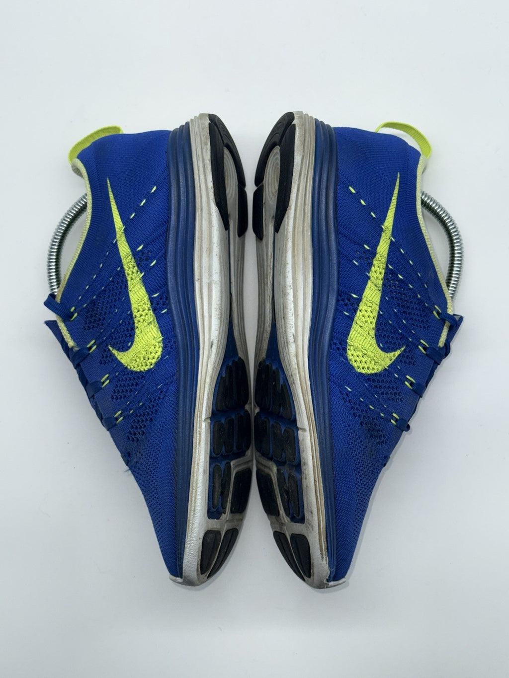 Nike Flyknit Lunar 1 ‘Royal Blue Volt’ Running Shoes UK 6.5 (554887-474)