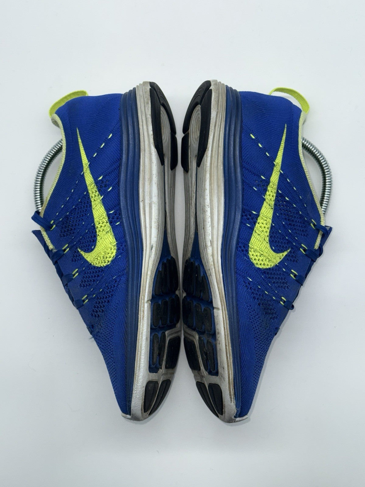 Nike Flyknit Lunar 1 ‘Royal Blue Volt’ Running Shoes UK 6.5 (554887-474)
