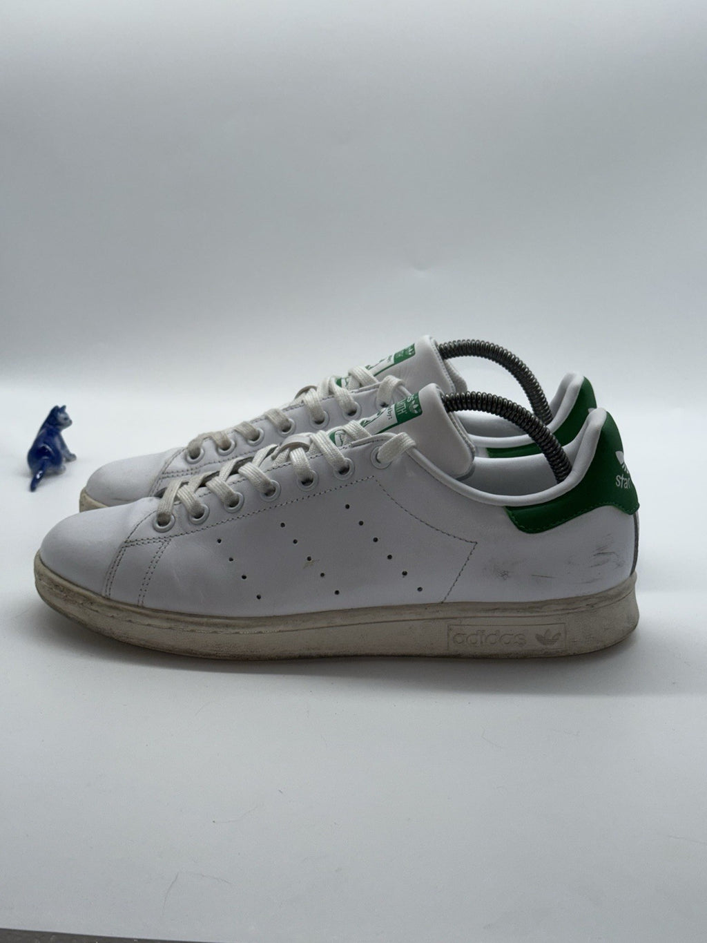 adidas Originals Men's Stan Smith Leather Trainers White x Green UK 8