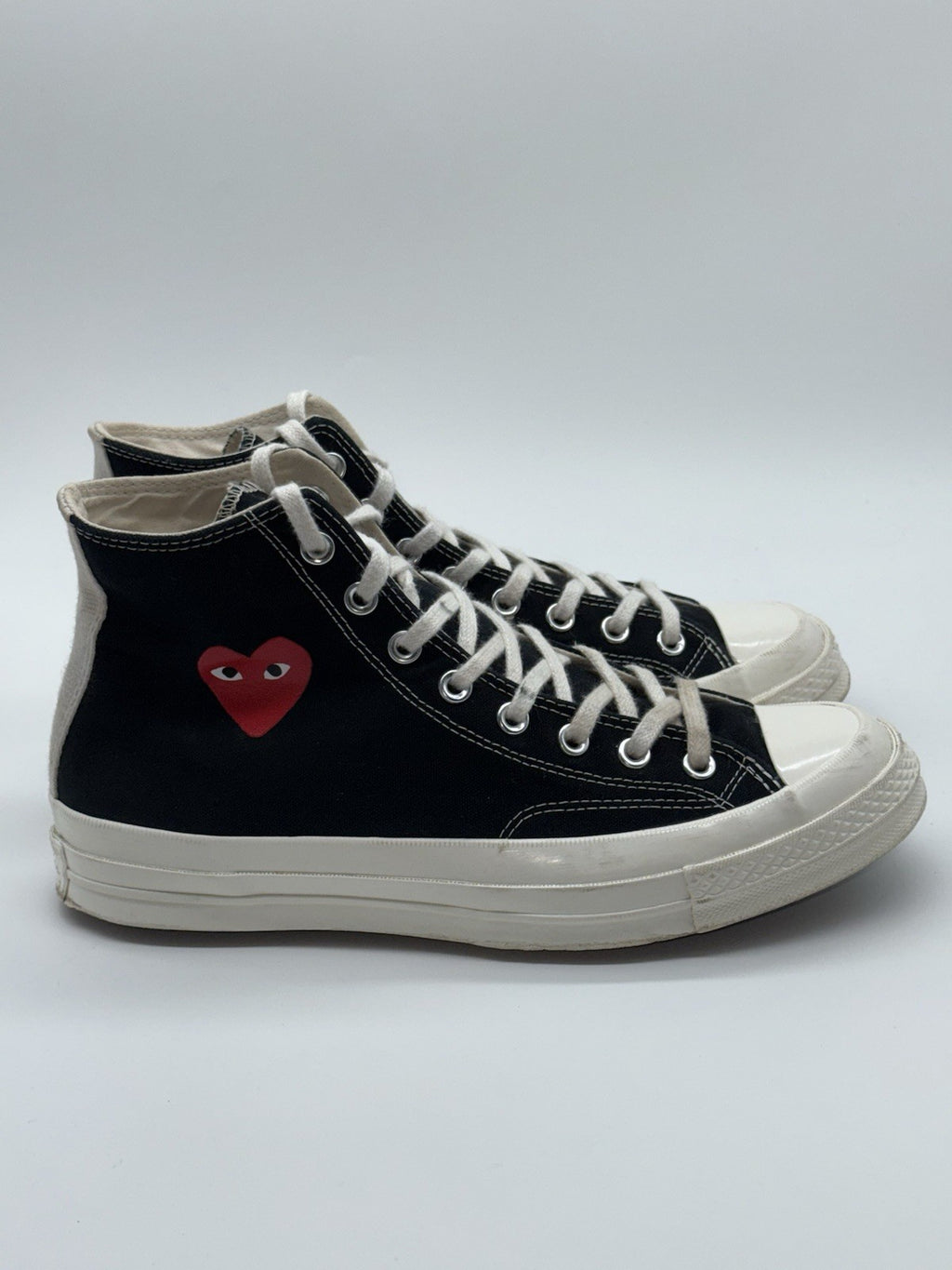 Comme des Garcons Play x Converse Chuck 70 High Red Heart Black Size UK 9