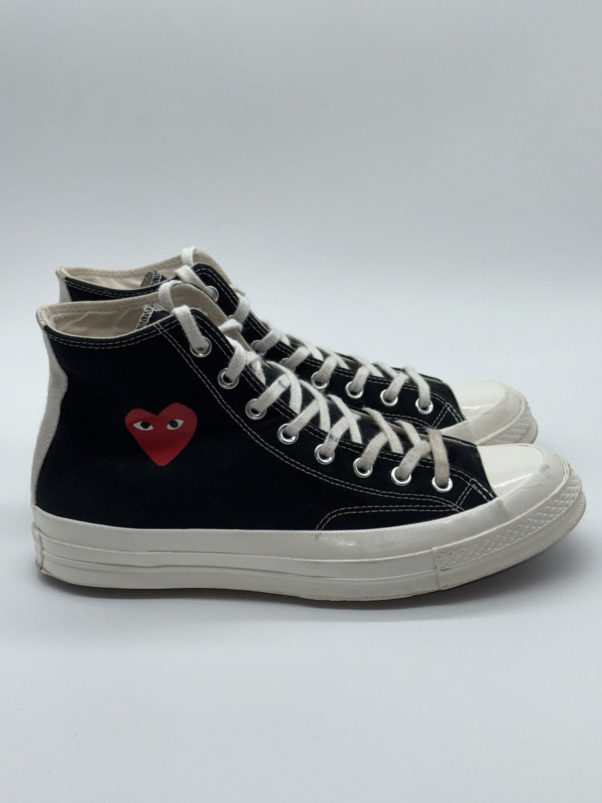 Comme des Garcons Play x Converse Chuck 70 High Red Heart Black Size UK 9