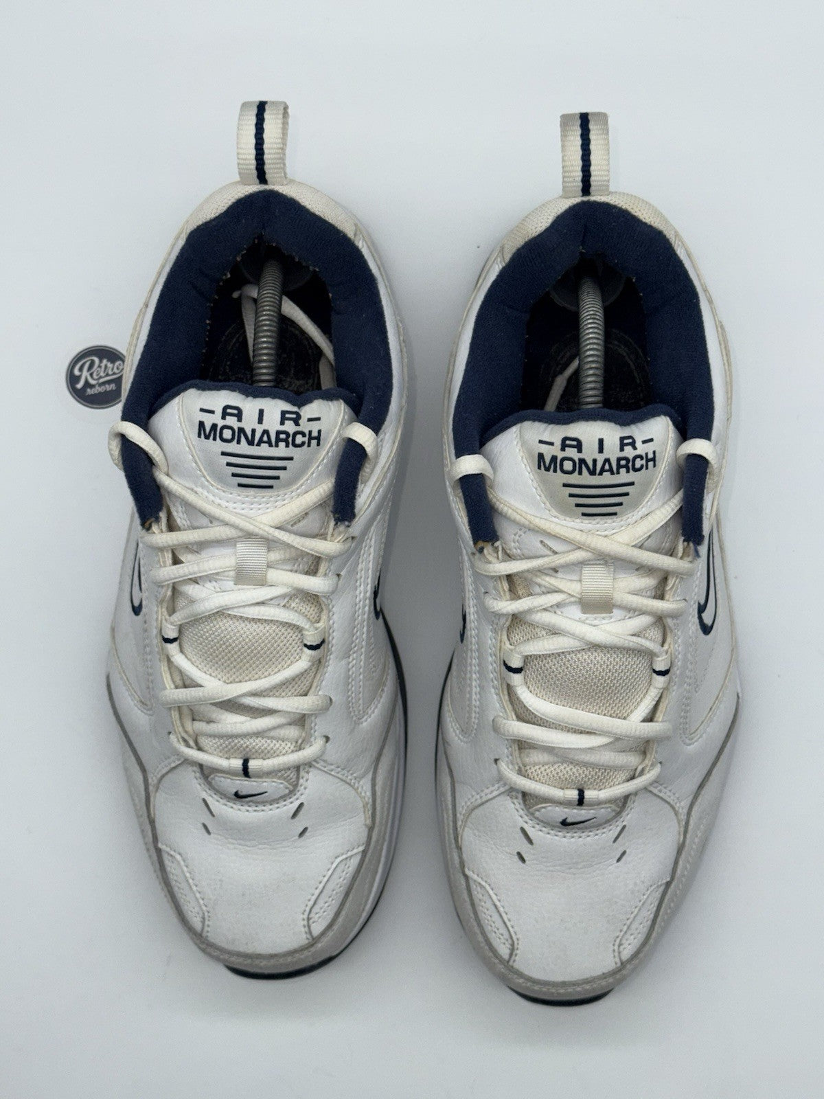 Nike Air Monarch IV 'White x Navy' (2006) – UK 9