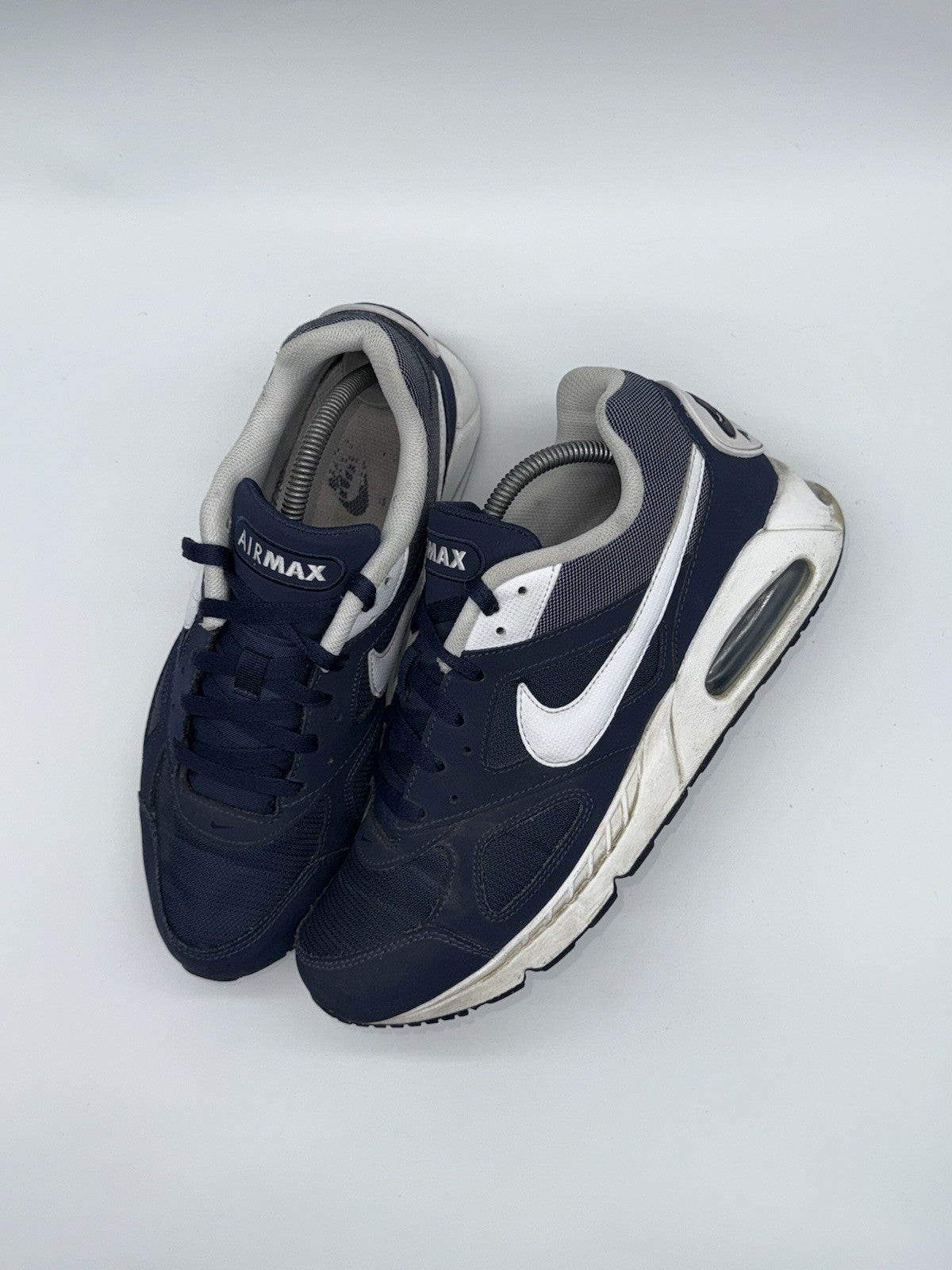 (2023) Nike Air Max IVO Trainers Navy White Retro Trainers UK 8.5