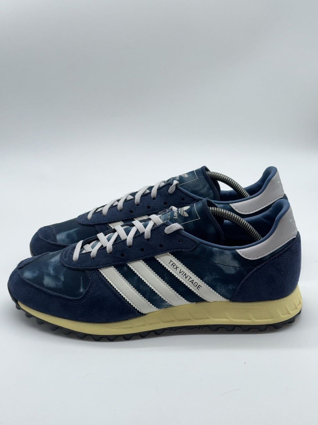 (2022) Adidas Originals TRX Vintage Parley Bleached Crew Navy White Men’s UK 10