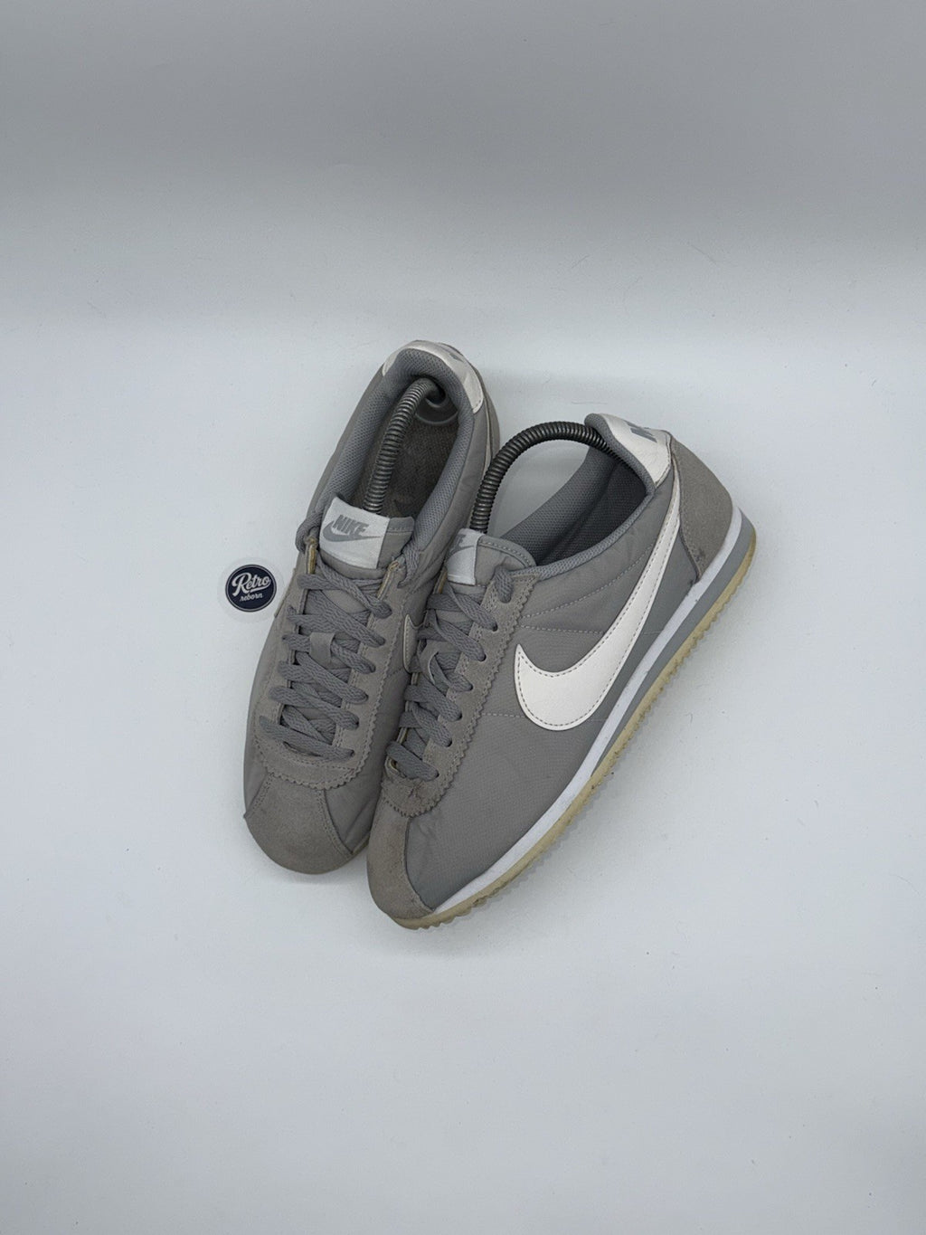 Nike Cortez Nylon OG 'Wolf Grey x White' trainers – UK 7