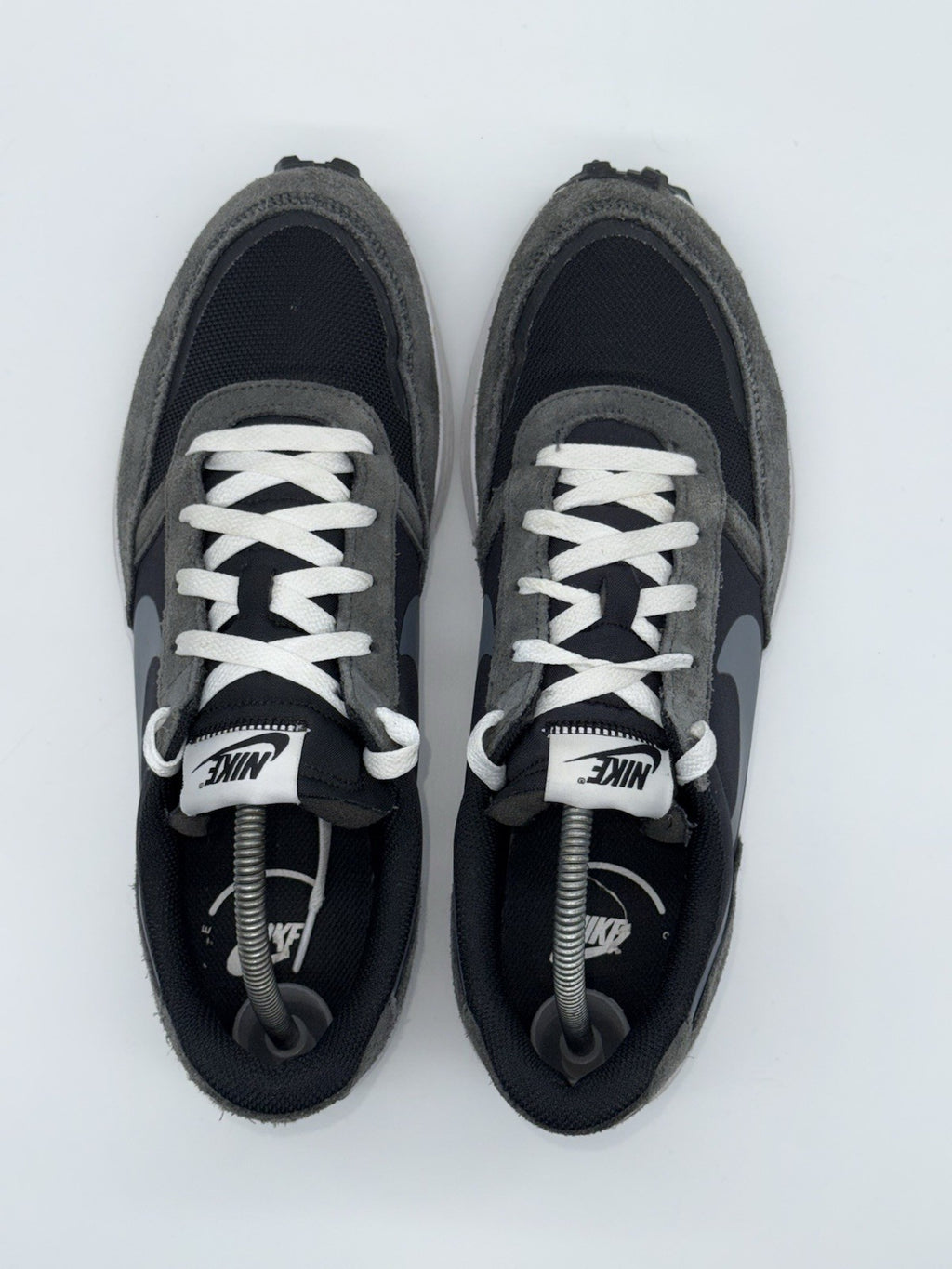 (2024) Nike Waffle Debut Retro Trainers Black x Grey Men’s UK 9.5