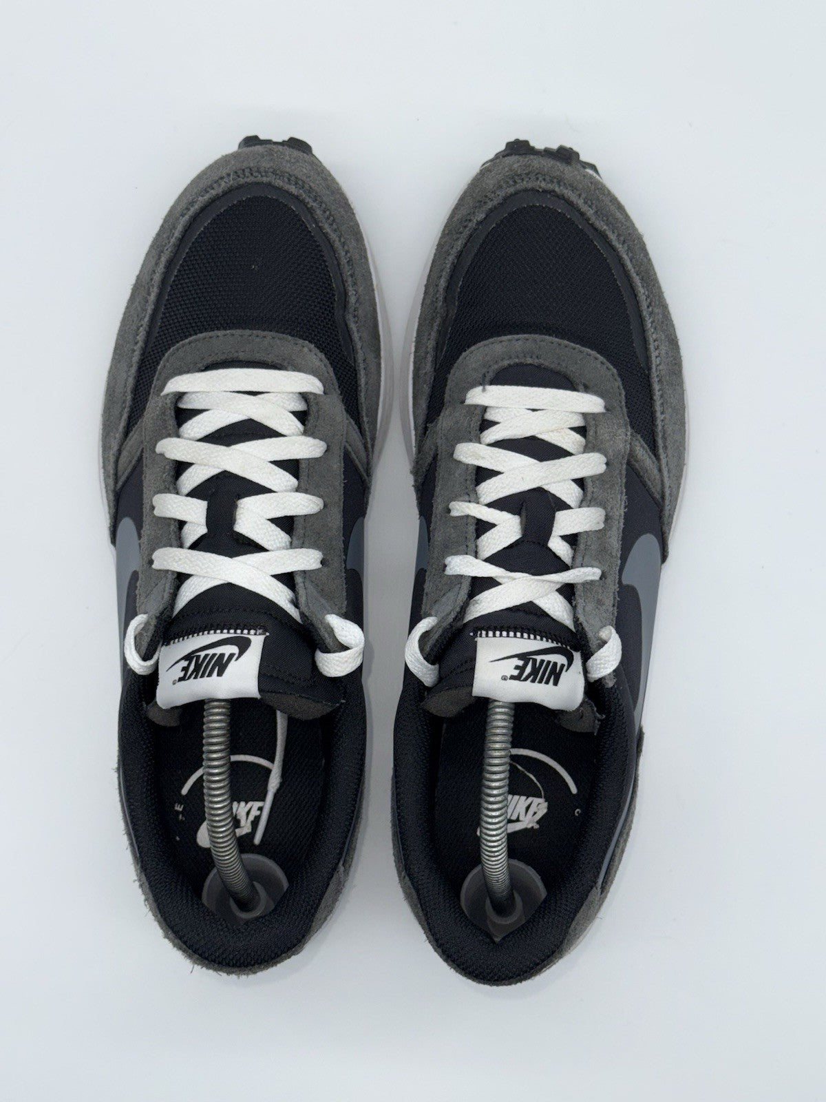 (2024) Nike Waffle Debut Retro Trainers Black x Grey Men’s UK 9.5
