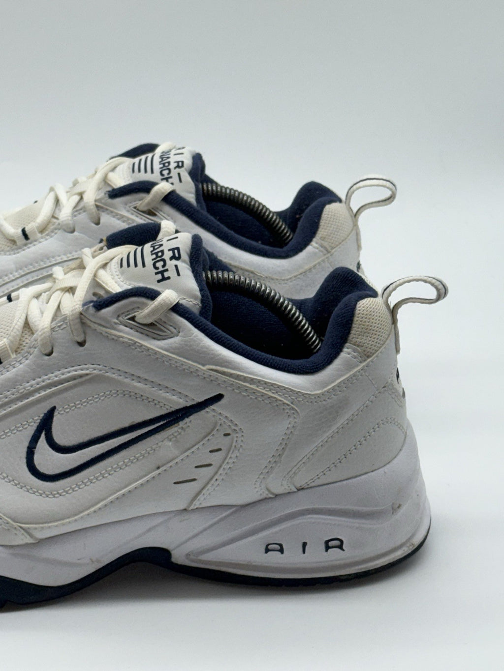 Nike Air Monarch IV 'White x Navy' (2006) – UK 9