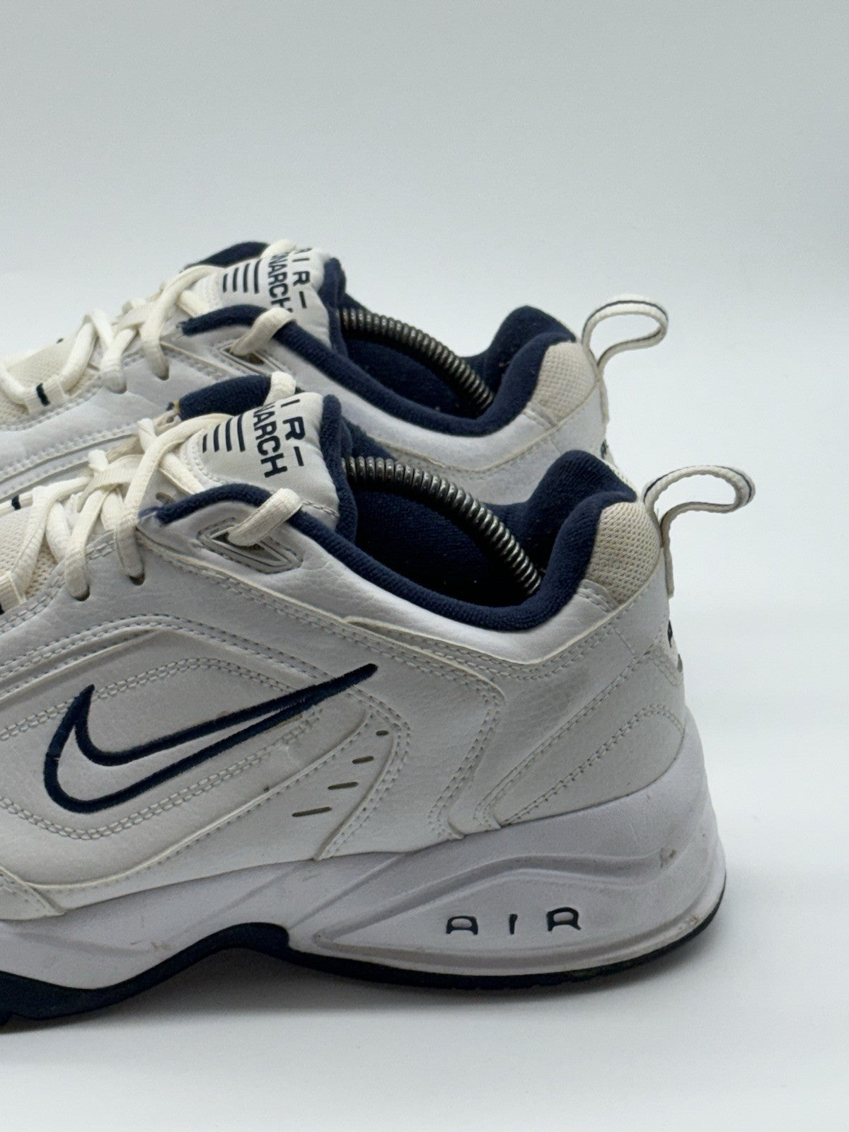 Nike Air Monarch IV 'White x Navy' (2006) – UK 9