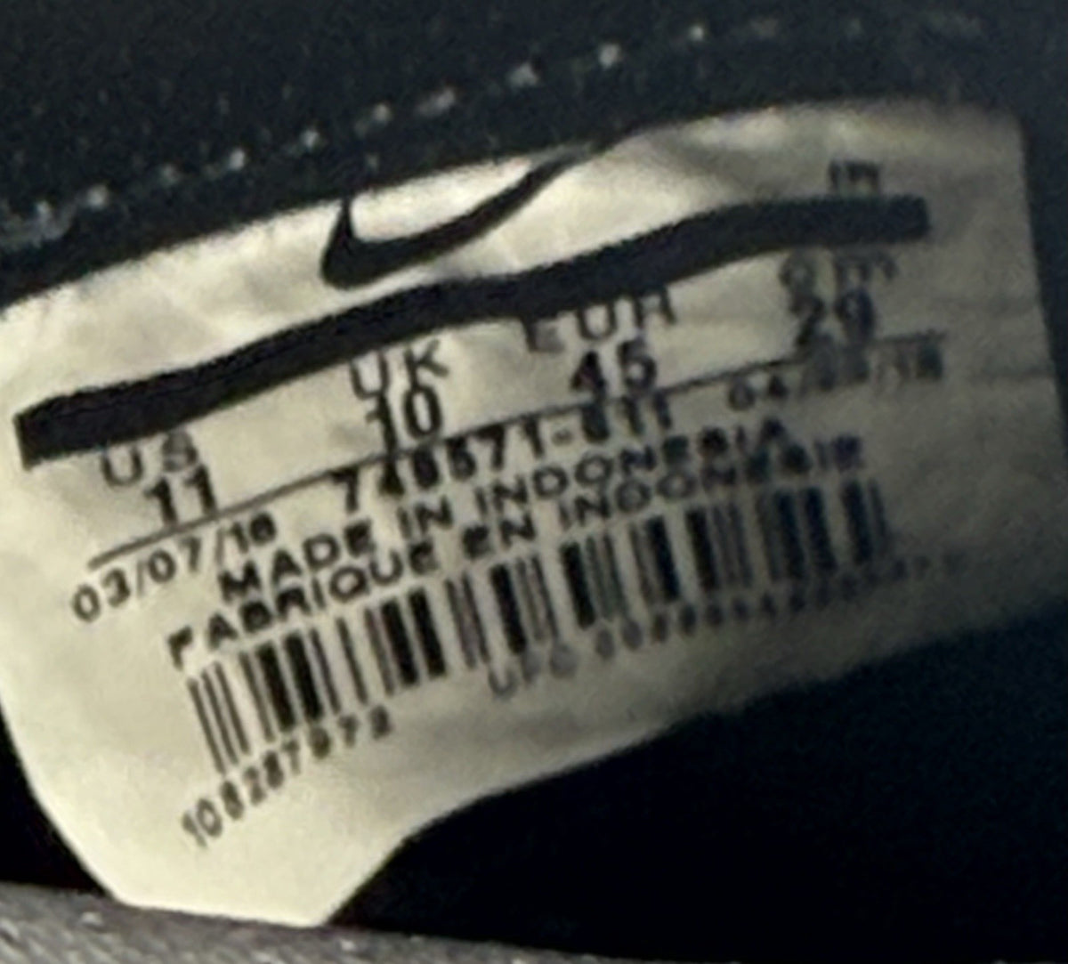 Nike Classic Cortez Leather OG 'Black x Grey' (2016) – UK 10