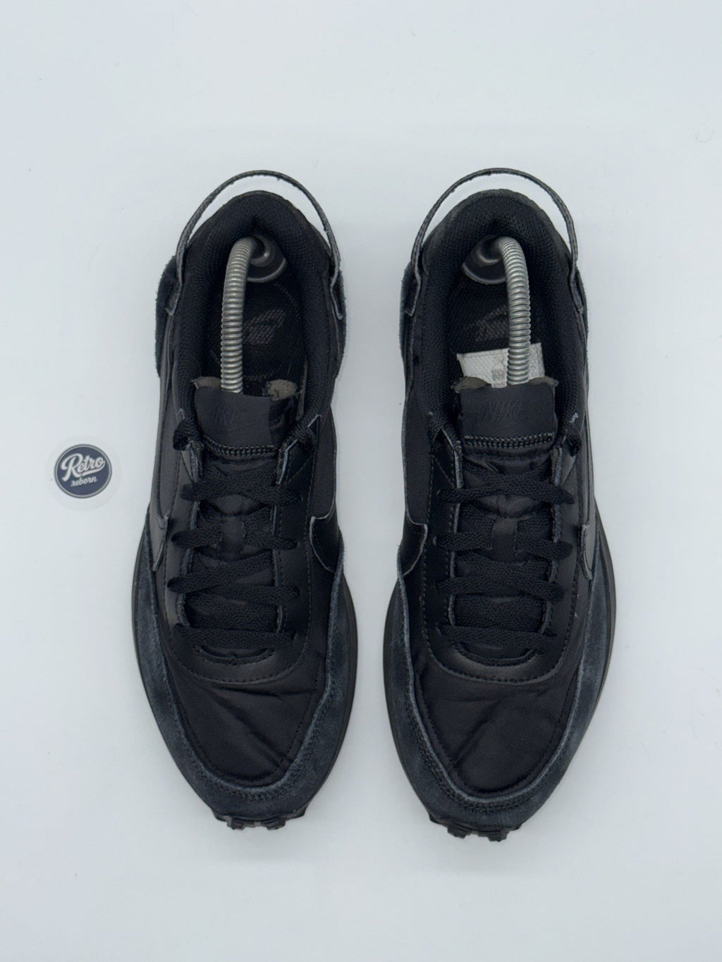 Nike Waffle Debut 'Triple Black' (2022) – UK 7.5