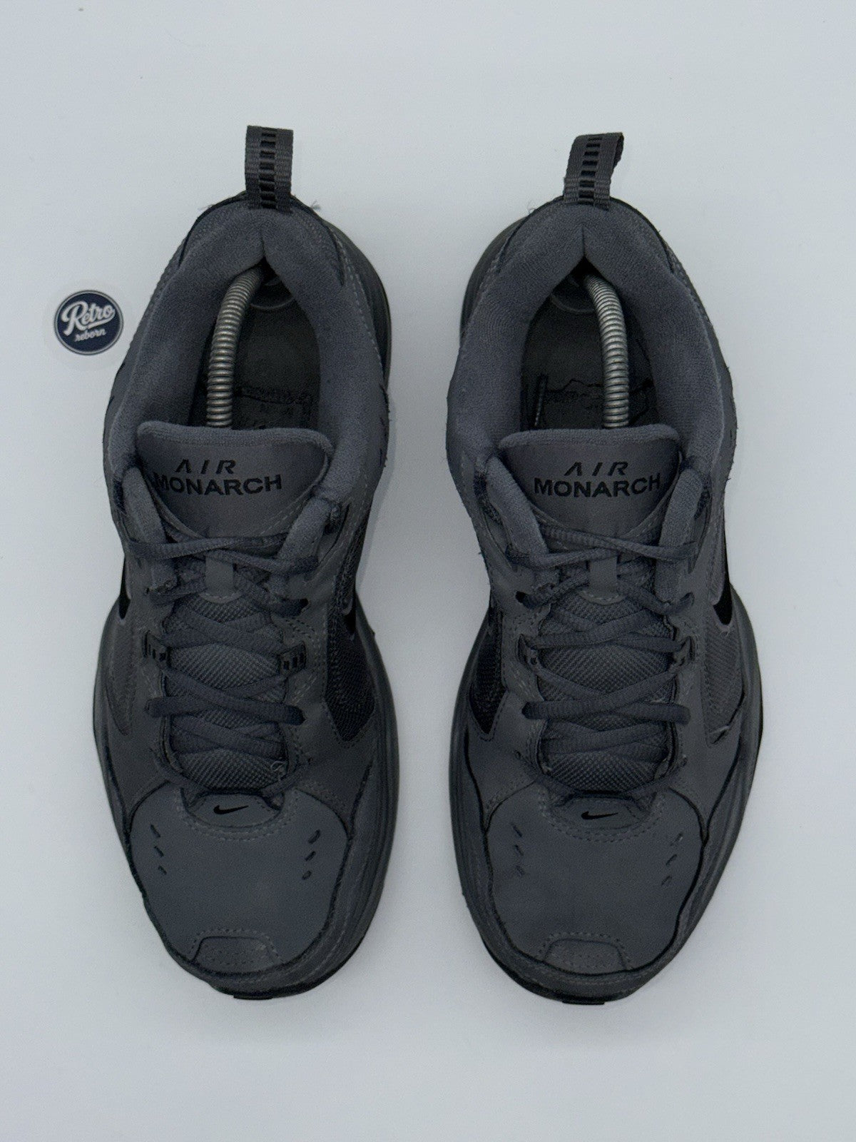 Nike Air Monarch IV 'Dark Grey x Black' (2025) – UK 8