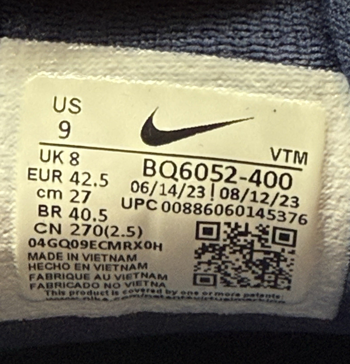 Nike Air Span 2 SE 'Midnight Navy' (2023) – UK 8