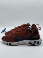 (2018) Nike React Element 55 Mars Stone Midnight Navy Men's UK 10 - BQ6166-600