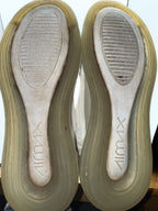 Nike Air Max 720 White Metallic Platinum Trainers Size UK 7.5 (AO2924-100)