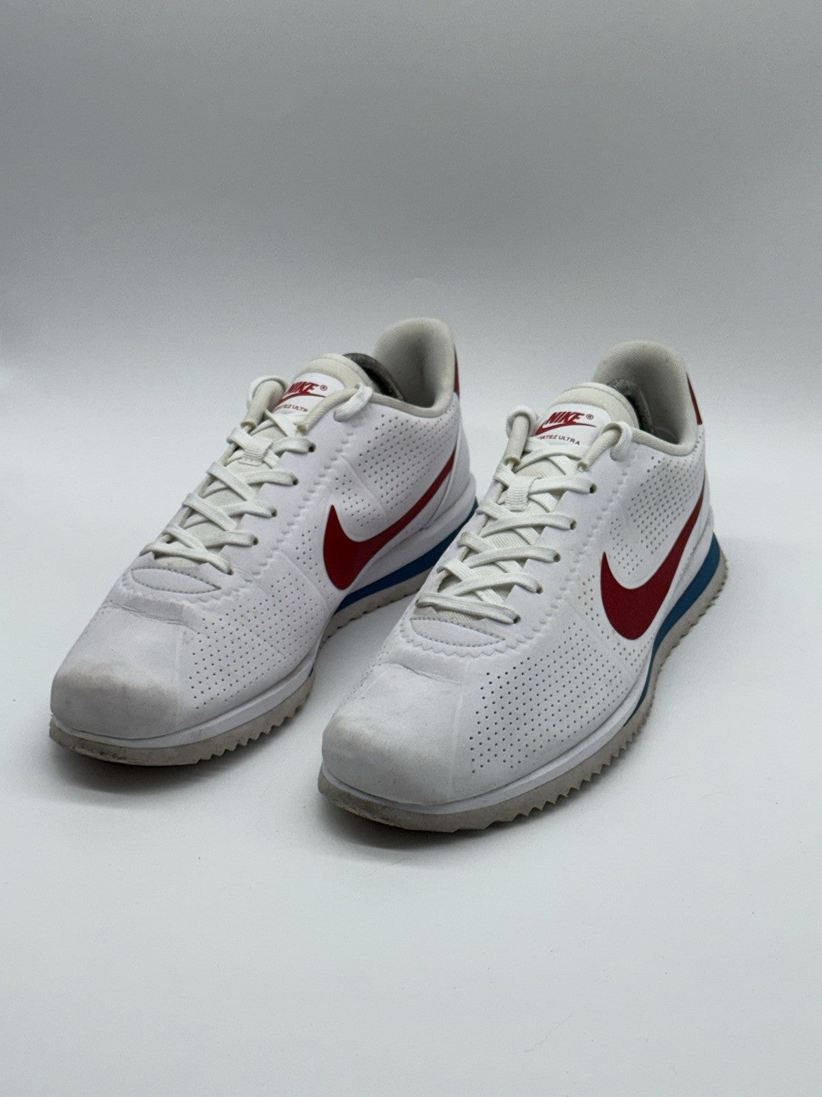 (2020) Nike Cortez Ultra Moire Retro Forrest Gump White Red Blue Men’s UK 9