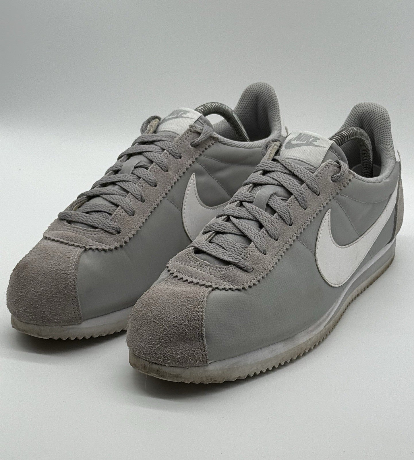(2015) Nike Classic Cortez Nylon OG - Wolf Grey White - Size UK 10 (807472-010)