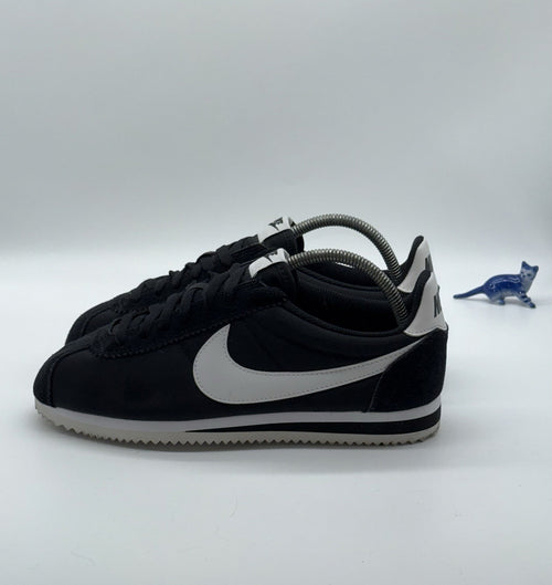(2015) Nike Classic Cortez Nylon OG Vintage - Black White - Size UK 7.5