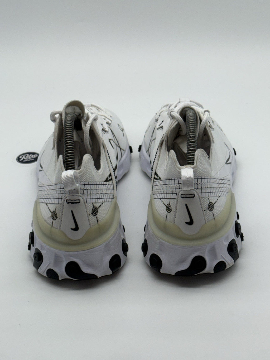 Nike React Element 55 'Schematic' White x Black (2019) – UK 7.5