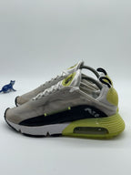Nike Air Max 2090 White Volt Neon Green Cool Grey UK 6 (CZ7555-100)