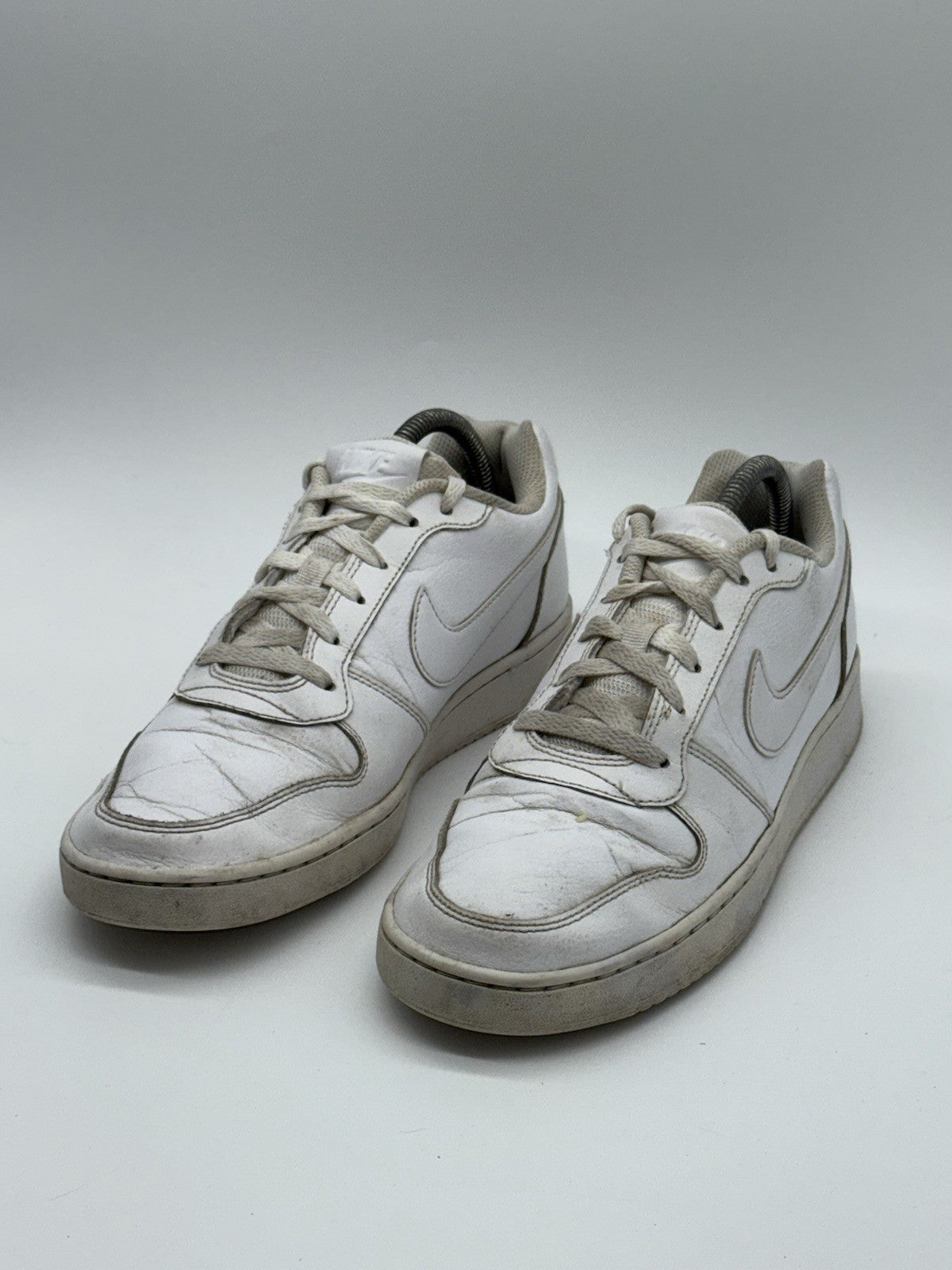 Nike Ebernon Low Casual Trainers ‘Triple White’ Size UK 7