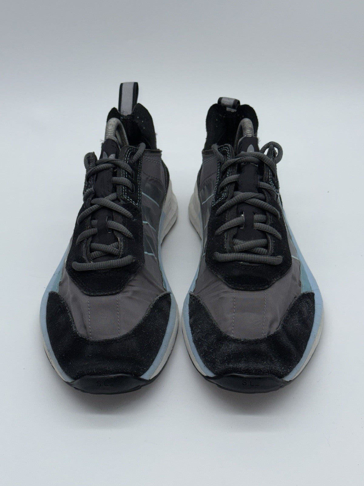 Adidas SL 7200 'Black x Core Grey' Men’s Retro Trainers UK 8.5