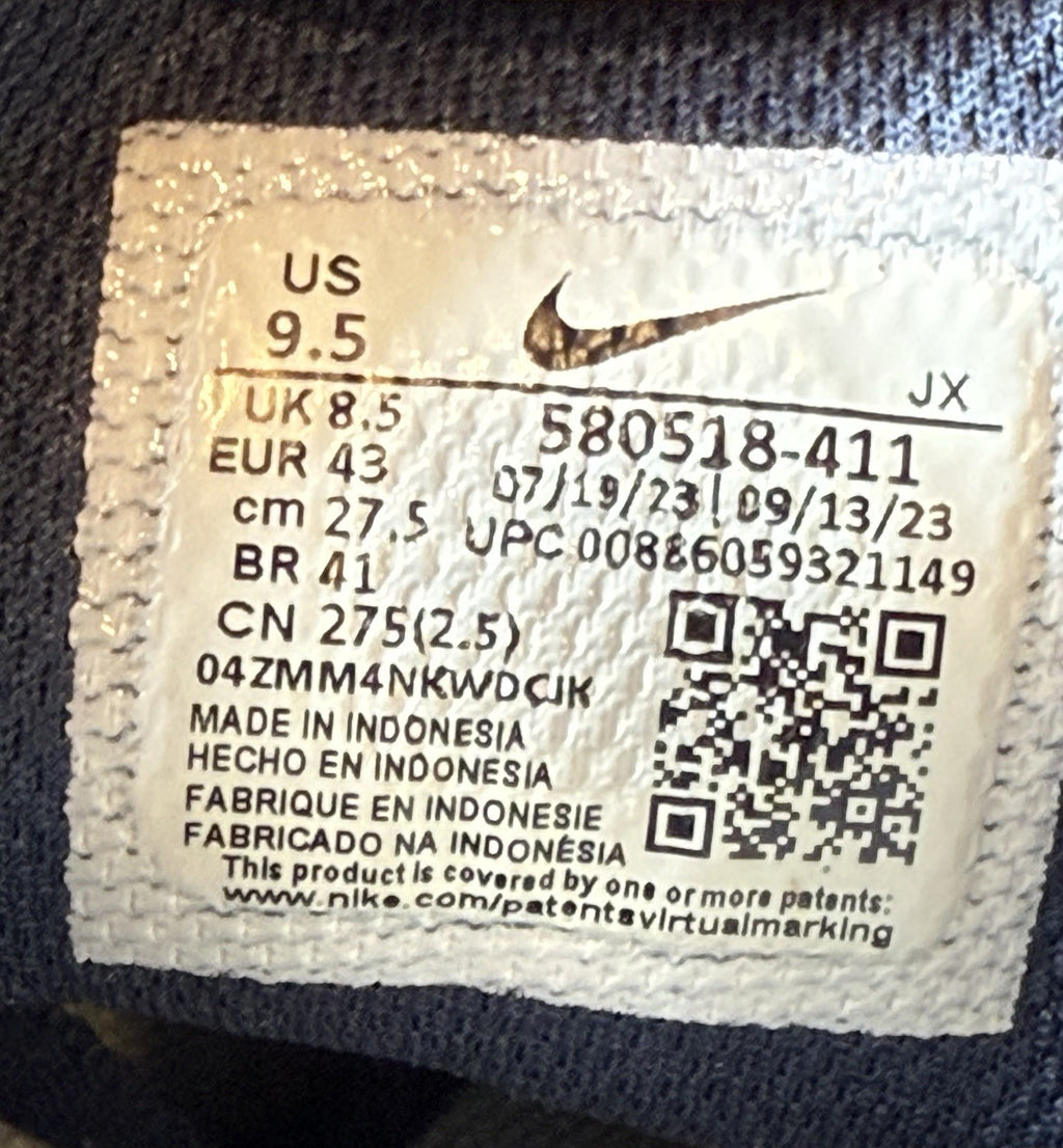(2023) Nike Air Max IVO Trainers Navy White Retro Trainers UK 8.5