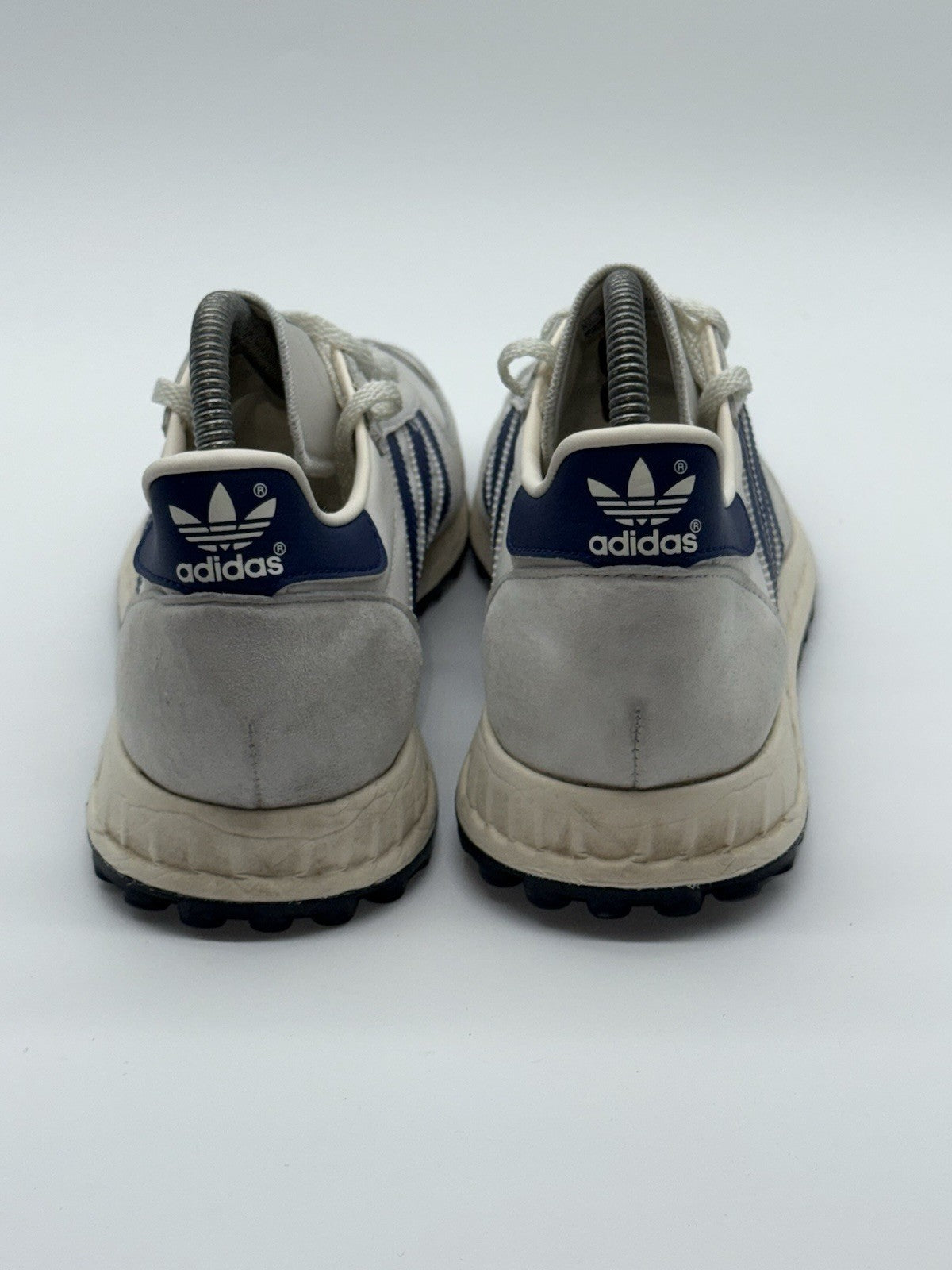 (2020) adidas TRX Vintage Chalk White Grey x Navy Suede Men's UK 8