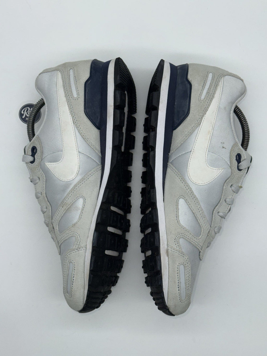 Nike Air Waffle Trainer 'Pure Platinum x Grey x Navy' (2015) – UK 8