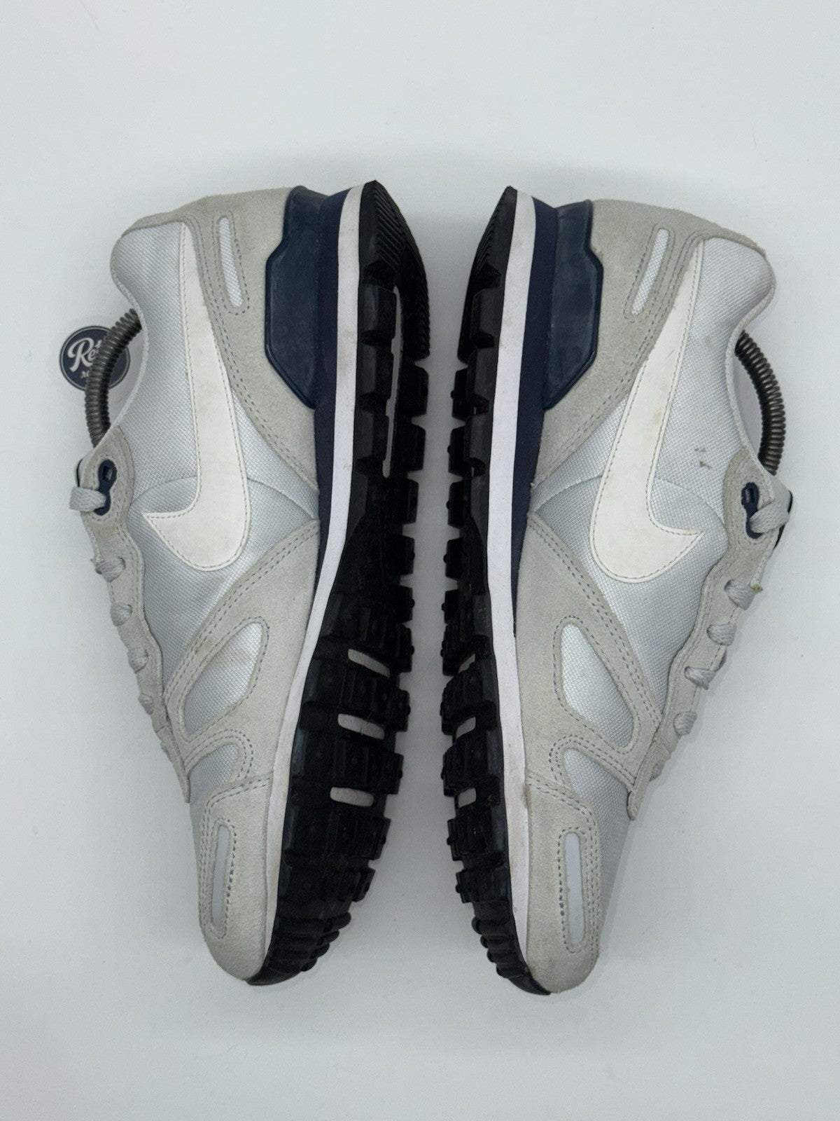 Nike Air Waffle Trainer 'Pure Platinum x Grey x Navy' (2015) – UK 8