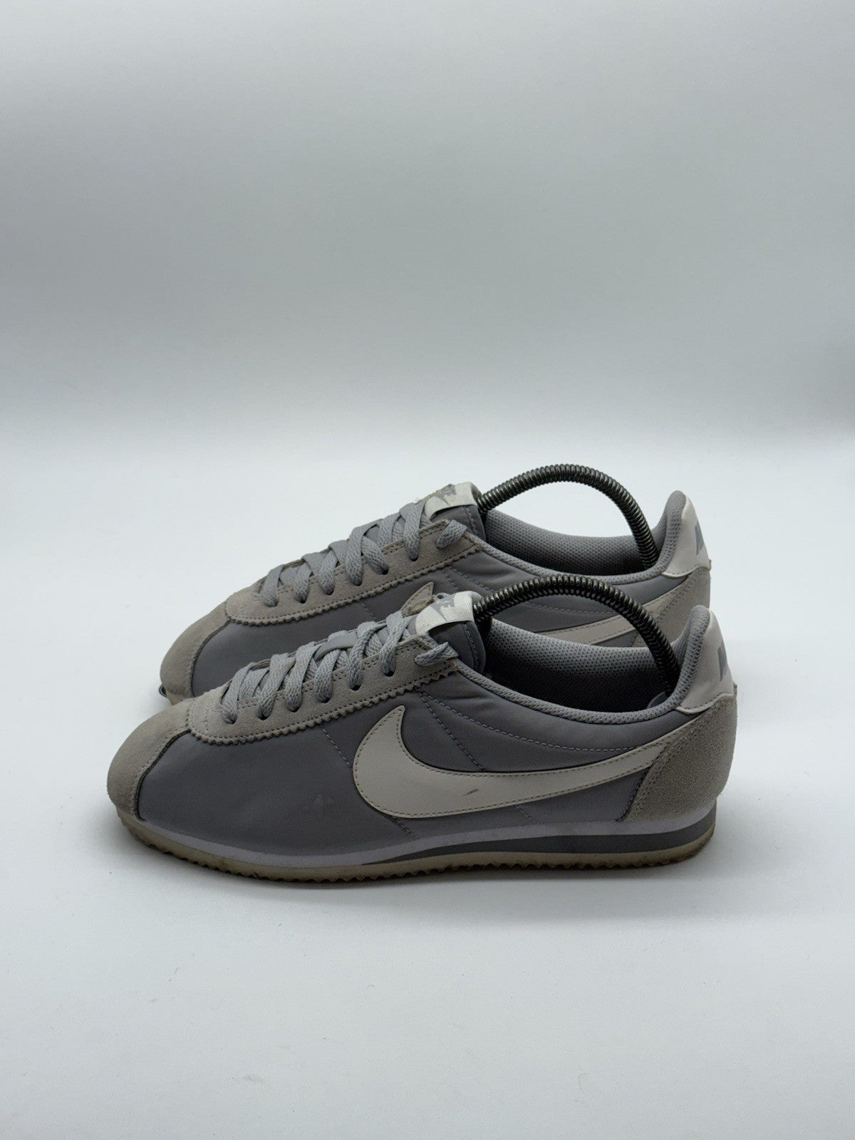 Nike Classic Cortez Nylon 'Wolf Grey x White' (2015) – UK 7