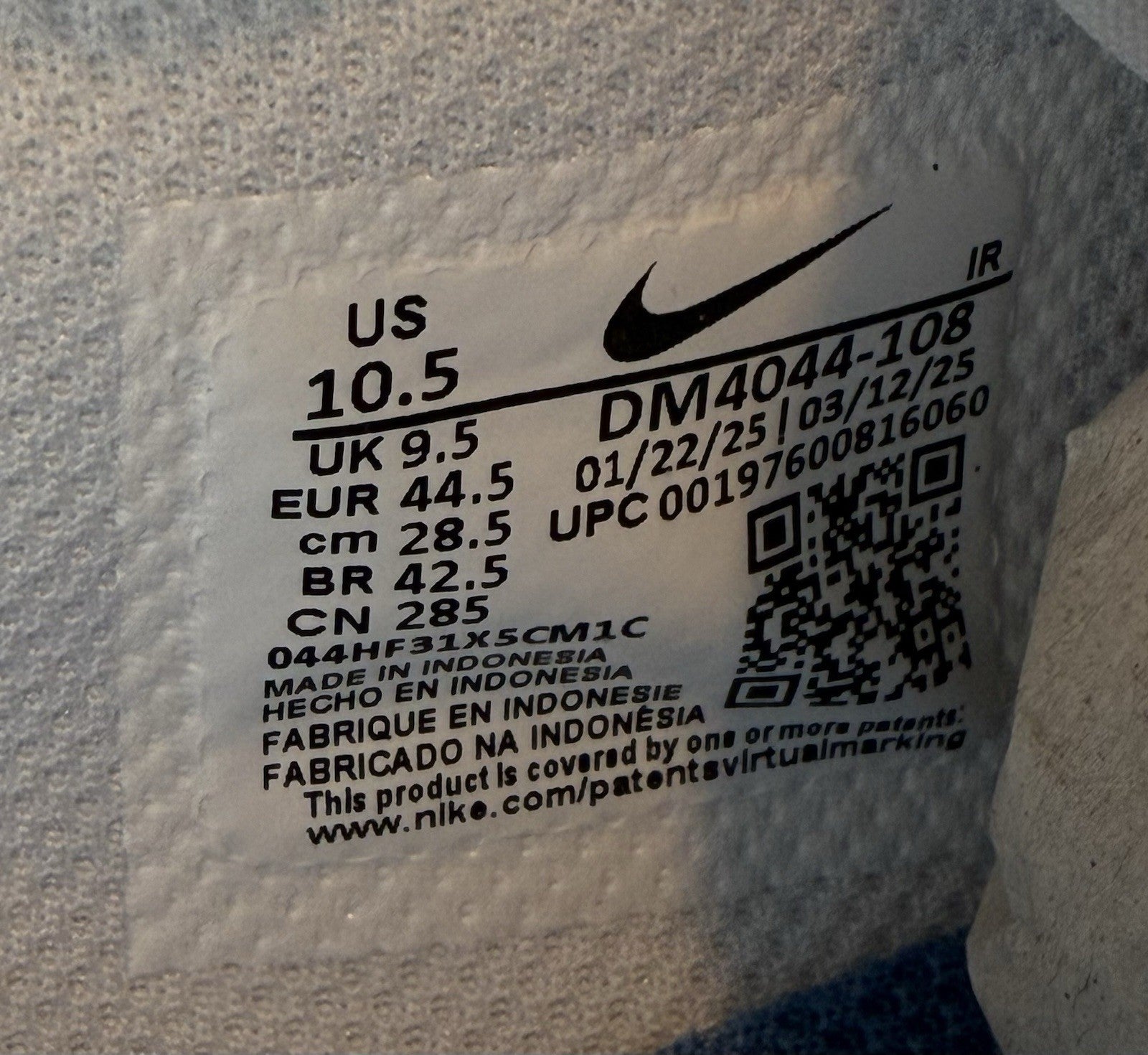 (2025) Nike Cortez Forrest Gump White Varsity Red Blue Men’s UK 9.5 (DM4044-108)