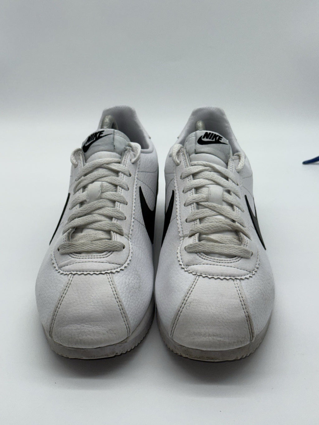 Nike Classic Cortez Leather OG Trainers (2018) White/Black Retro- UK 7.5 EU 42