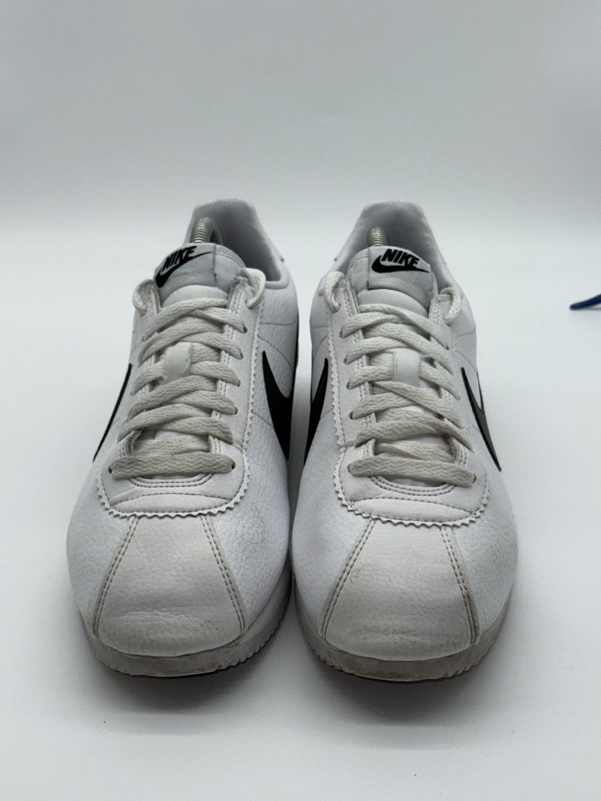 Nike Classic Cortez Leather OG Trainers (2018) White/Black Retro- UK 7.5 EU 42