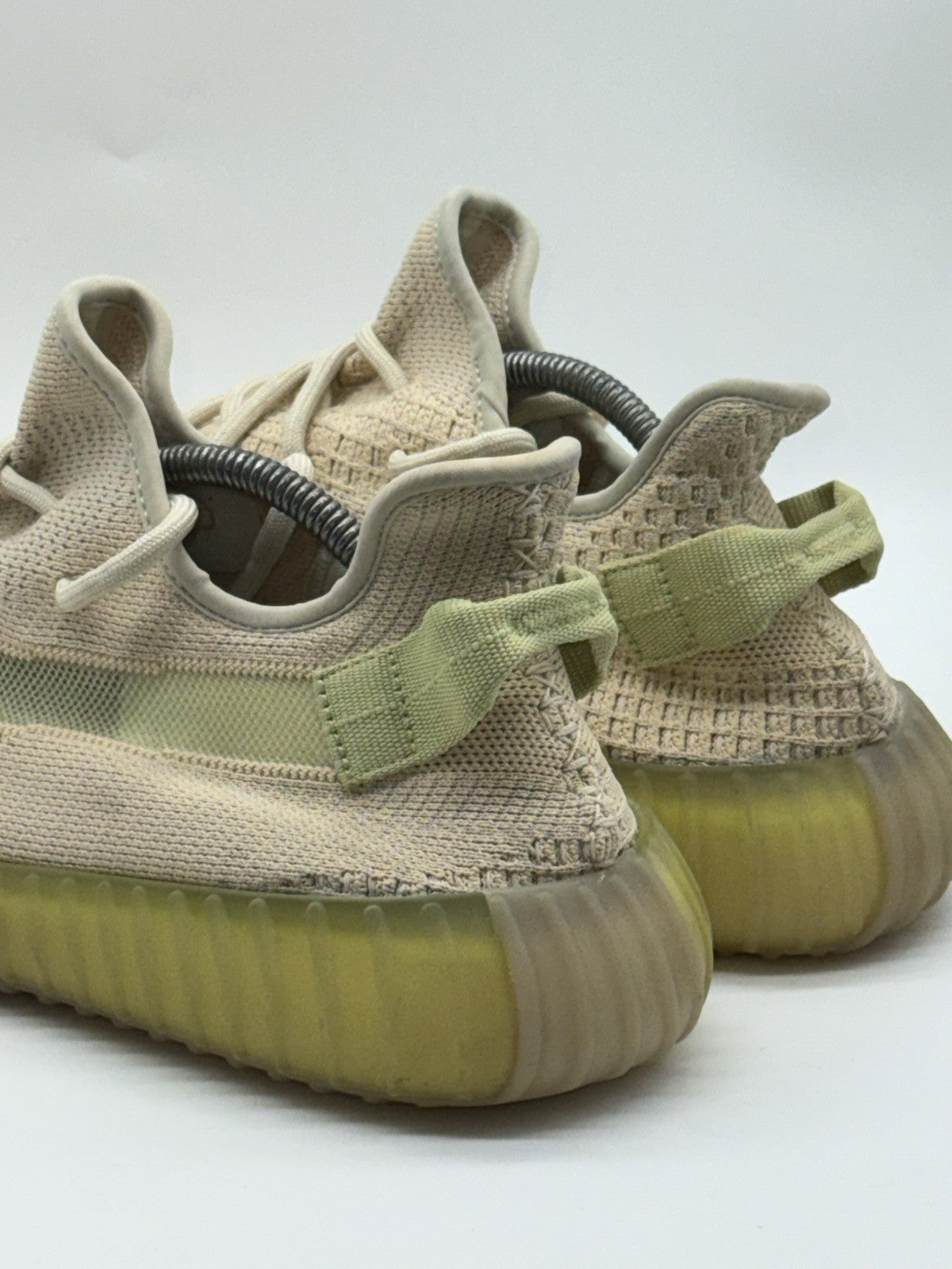 adidas Yeezy Boost 350 V2 Flax Light Brown Hemp Mens UK 10.5 Trainers (FX9028)