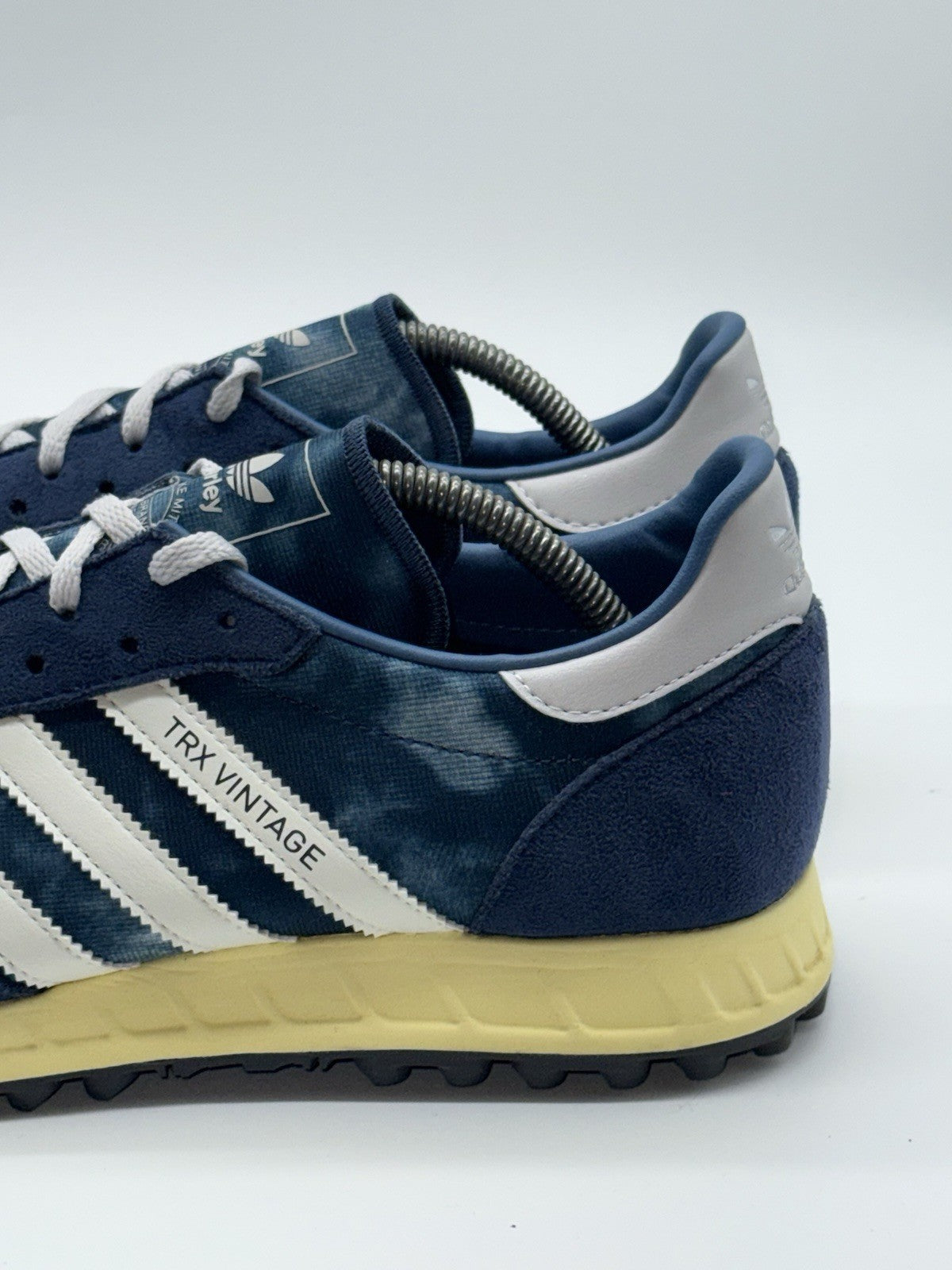 (2022) Adidas Originals TRX Vintage Parley Bleached Crew Navy White Men’s UK 10