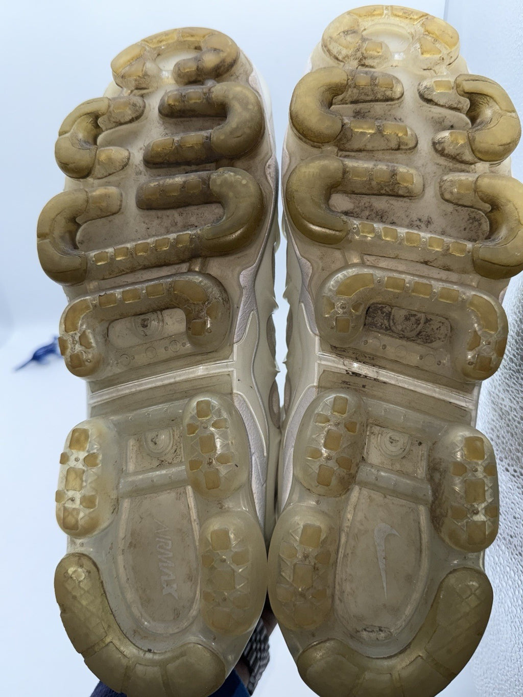 Nike Air Vapormax Plus Triple White Pure Platinum Men’s UK 10.5 (924453-100)
