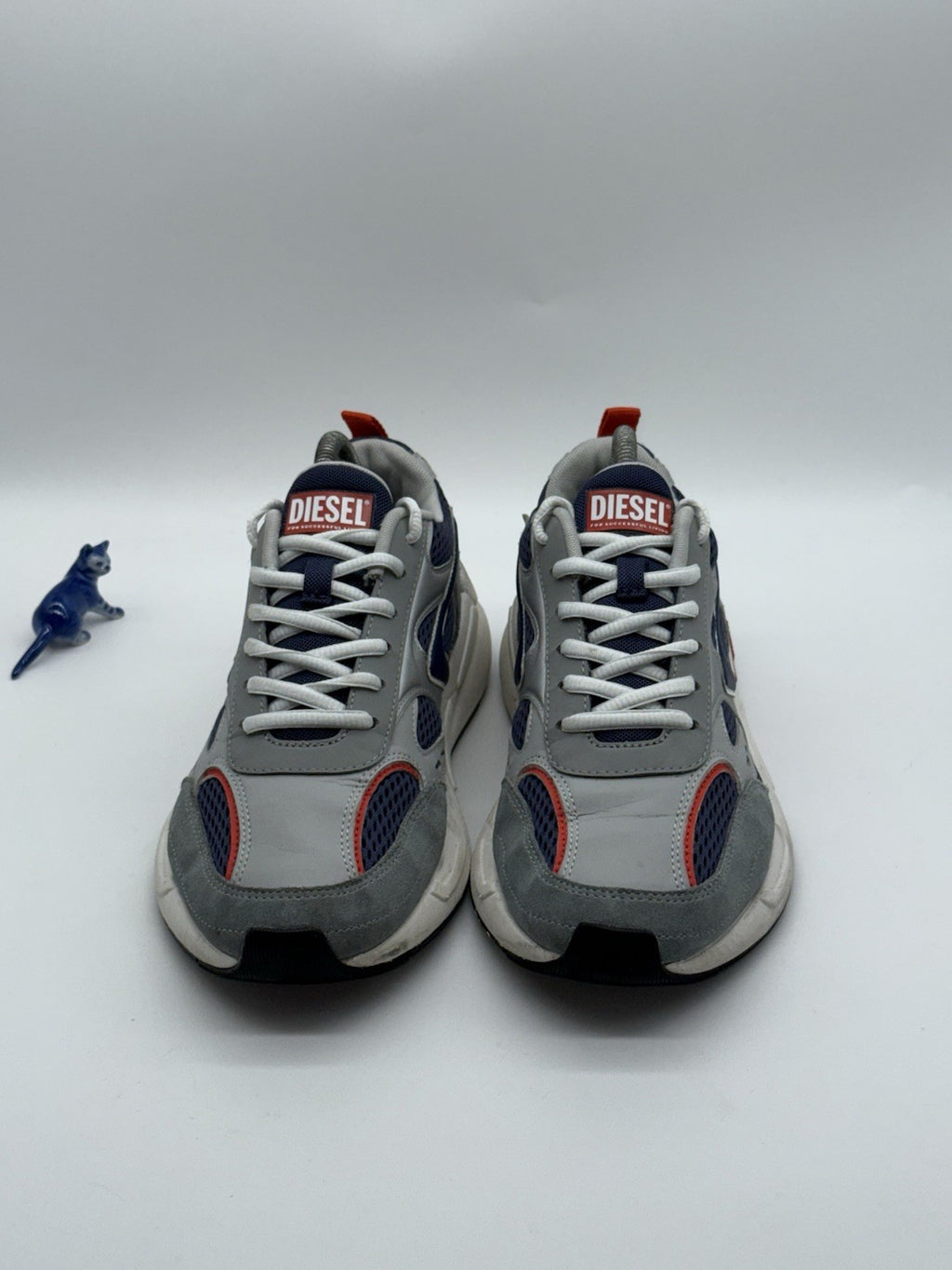 Diesel S-Serendipity Grey x Navy x Red Trainers Men’s UK 7