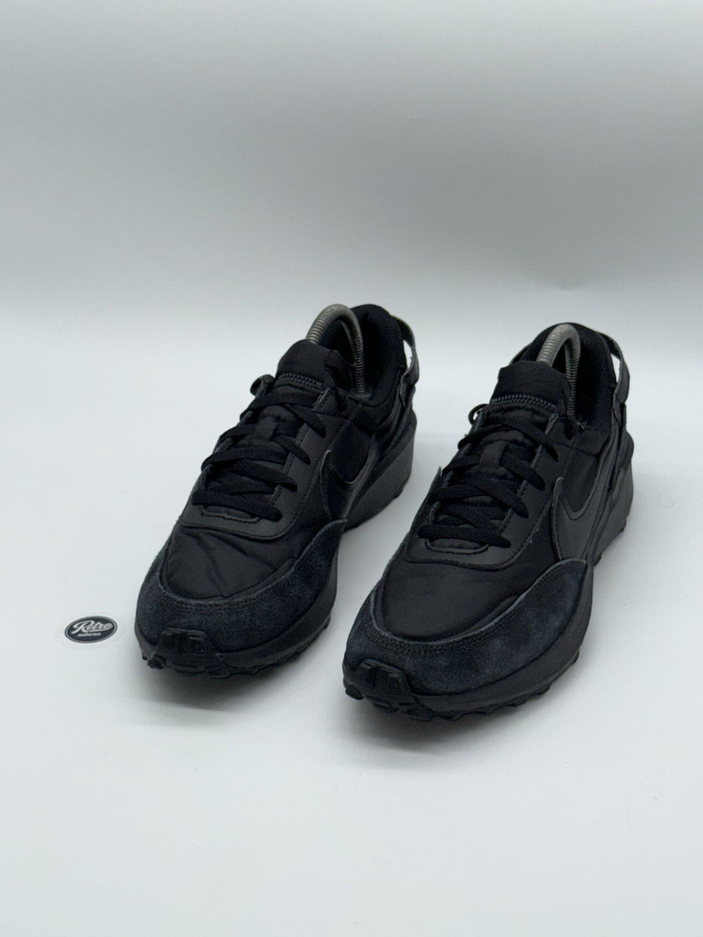 Nike Waffle Debut 'Triple Black' (2022) – UK 7.5