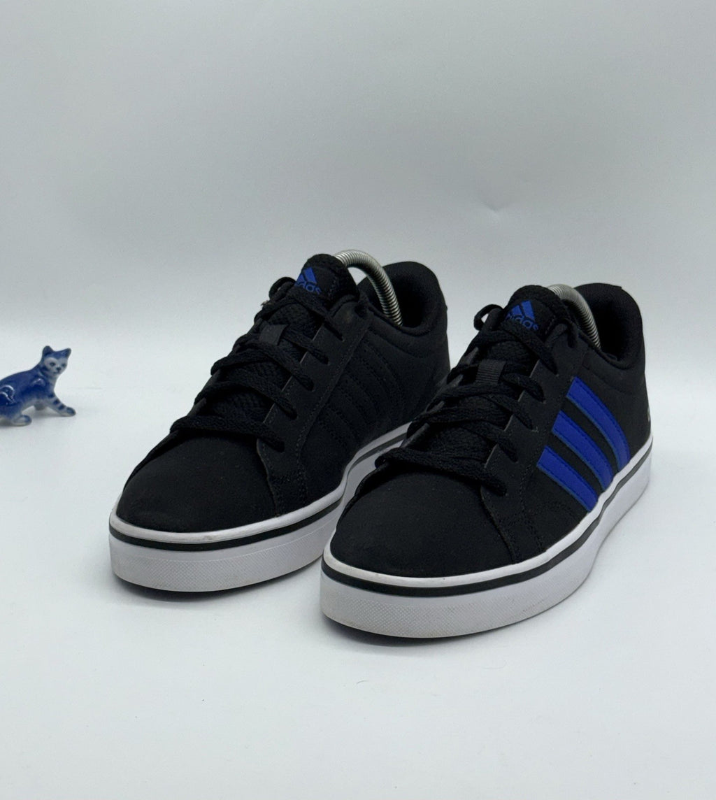 Adidas VS Pace 2.0 HP6004 Black x Royal Blue 3 Stripes UK Size 6