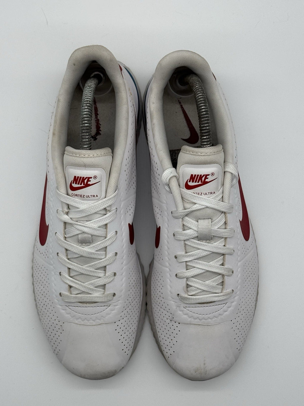 Nike Classic Cortez Ultra Moire OG (845013-100) Forrest Gump White Red Mens UK 7