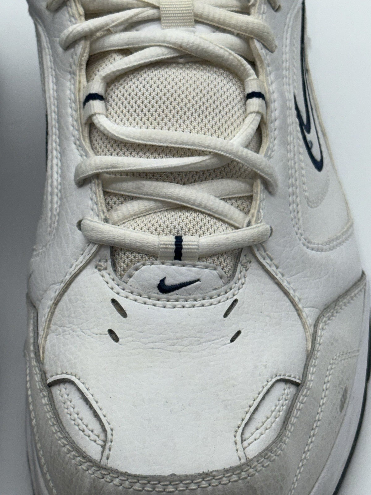 Nike Air Monarch IV 'White x Navy' (2006) – UK 9
