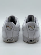 Men’s Puma Basket Vulc White Low Top Trainers Size UK 9
