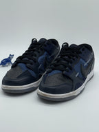 (2021) Nike Dunk Low Scrap Black x Navy Blue Men's UK 7.5