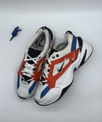 Nike M2K Tekno White Black Orange Men's UK 9 Retro Trainers (AV4789-100)