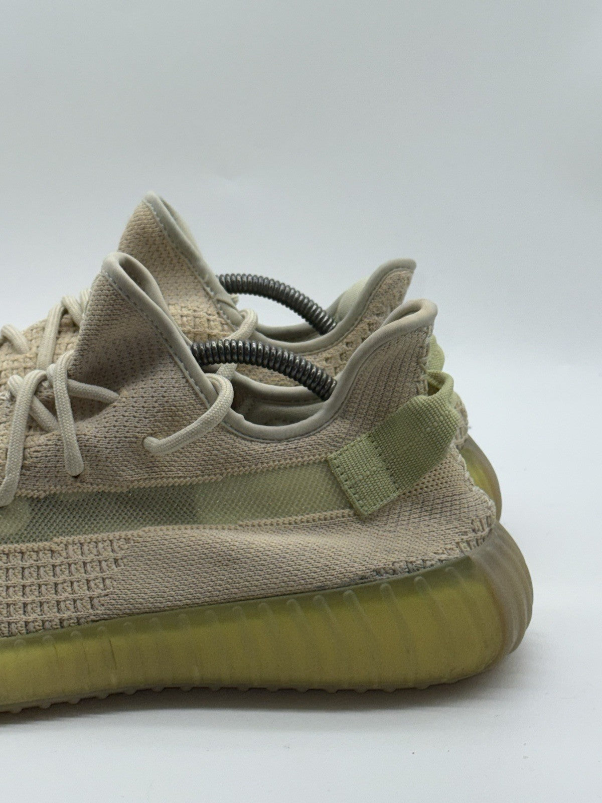 adidas Yeezy Boost 350 V2 Flax Light Brown Hemp Mens UK 10.5 Trainers (FX9028)