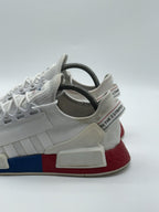 Adidas NMD R1 V2 White x Lush Red x Blue UK Size 7.5 FX4148
