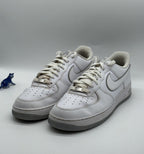 Nike Air Force 1 '07 Low White Wolf Grey Sole Size UK 10.5 (DV0788-100)