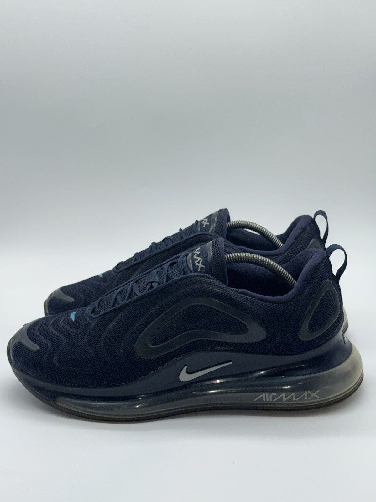 (2019) Nike Air Max 720 Obsidian Navy Blue Retro Trainers UK 10.5